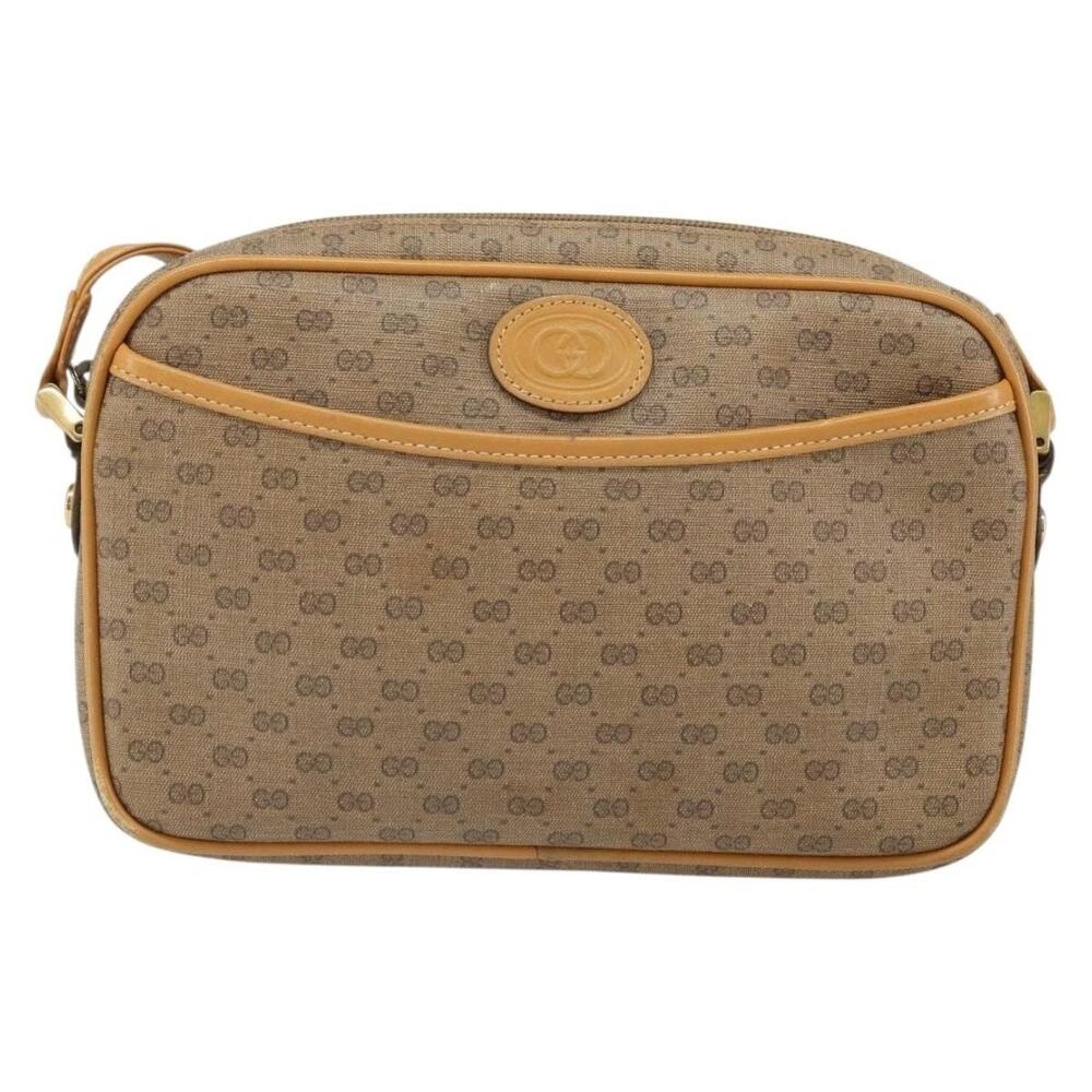 Gucci Micro GG Supreme Shoulder Bag Beige